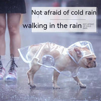 HKM-6022973 Durable Plastic Pet Raincoat for Small Dogs