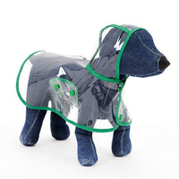HKM-6022973 Durable Plastic Pet Raincoat for Small Dogs