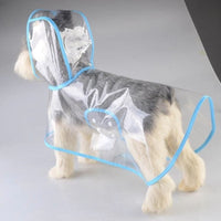 HKM-6022973 Durable Plastic Pet Raincoat for Small Dogs