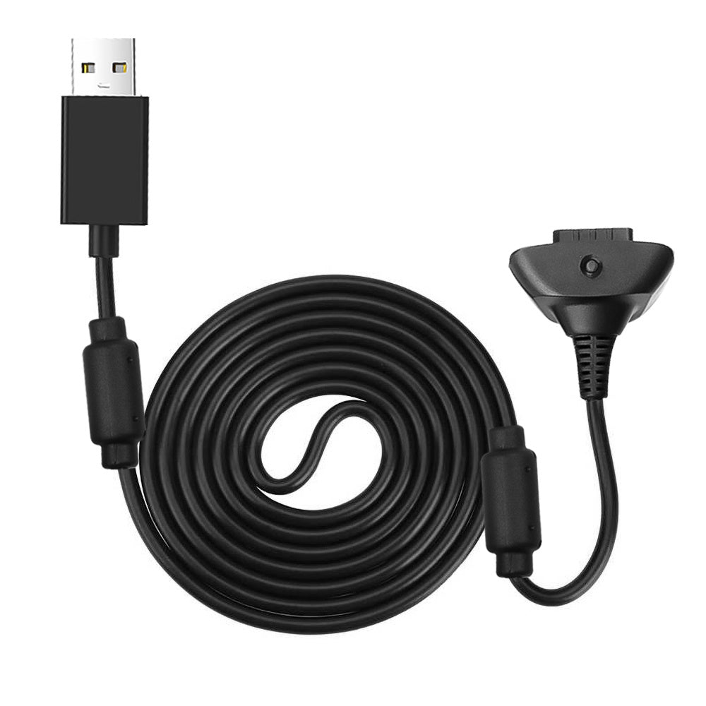 HKM-602323 Charging Cable for Xbox 360 Wireless Controller - 1.8m Length, Durable Plastic Design