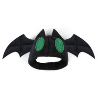 HKM-6023613 Black Bat Hat for Cats - Wool Cartoon Headdress for Pet Dress Up
