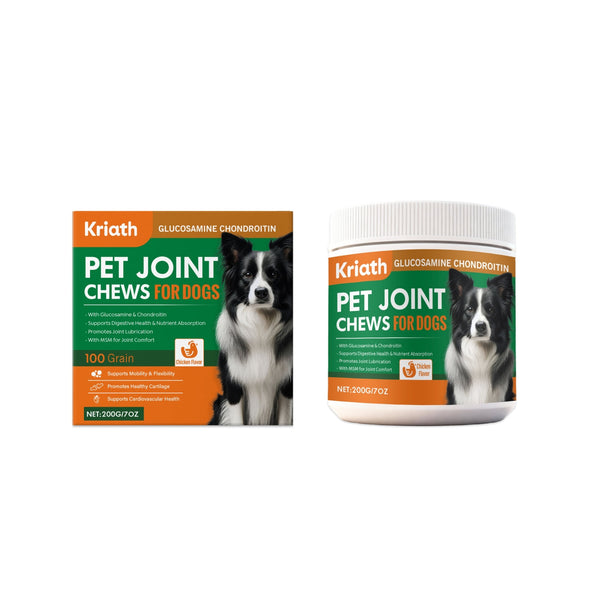 HKM-6024637 Dog Joint Support Soft Chews with Chicken and Beef Flavor