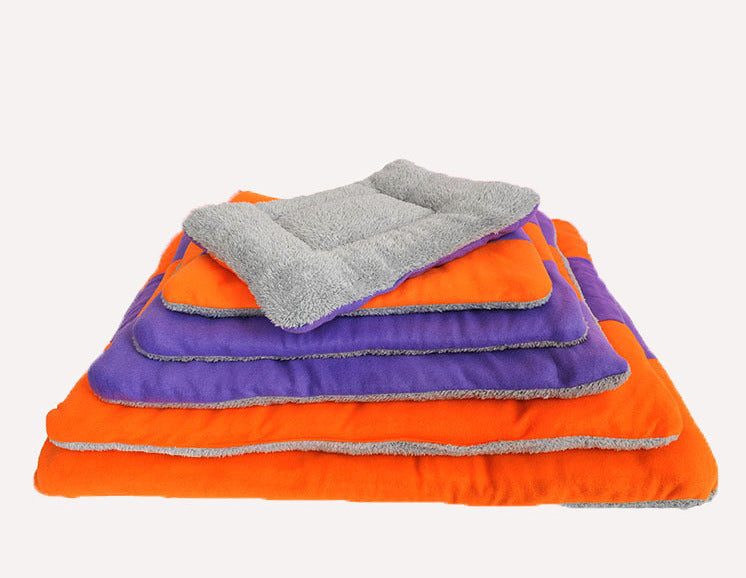 HKM-6026429 Quilted Soft Pet Mat - Breathable Plush and Stretch Cotton Dog Bed in Multiple Sizes