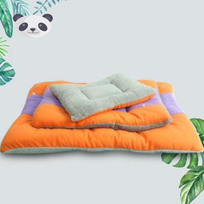HKM-6026429 Quilted Soft Pet Mat - Breathable Plush and Stretch Cotton Dog Bed in Multiple Sizes