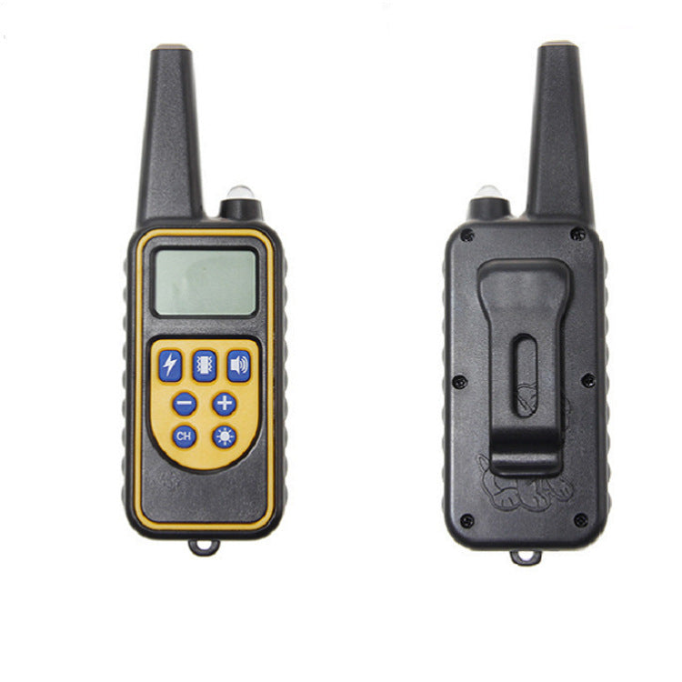 HKM-6027837 Rechargeable Waterproof Dog Bark Control Device with Adjustable Vibration and Shock Settings