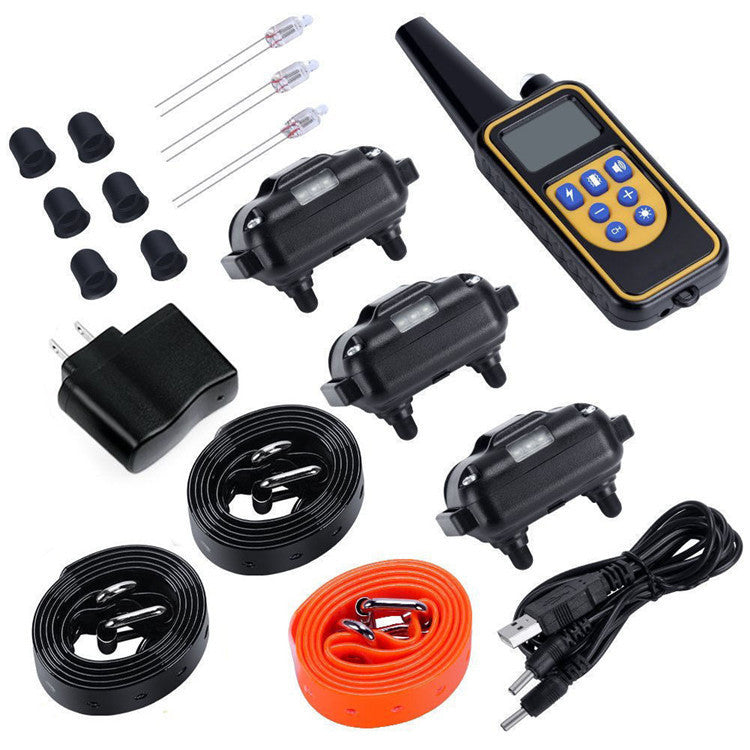 HKM-6027837 Rechargeable Waterproof Dog Bark Control Device with Adjustable Vibration and Shock Settings