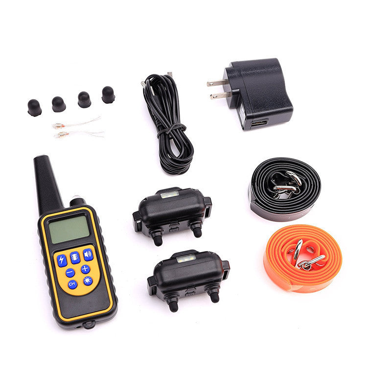 HKM-6027837 Rechargeable Waterproof Dog Bark Control Device with Adjustable Vibration and Shock Settings
