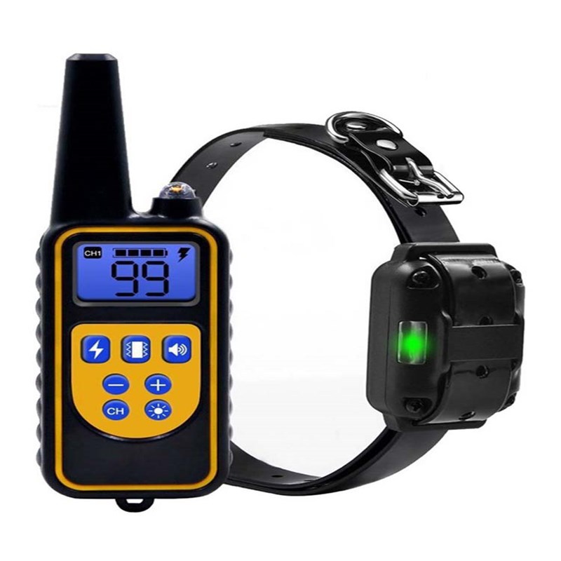 HKM-6027837 Rechargeable Waterproof Dog Bark Control Device with Adjustable Vibration and Shock Settings
