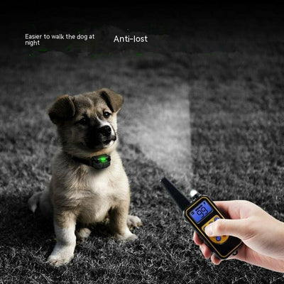 HKM-6027837 Rechargeable Waterproof Dog Bark Control Device with Adjustable Vibration and Shock Settings