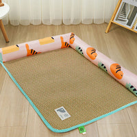 HKM-6028605 Cool Vine Mat Ice Cushion for Pets - Geometric, Cartoon Designs, Multiple Sizes Available