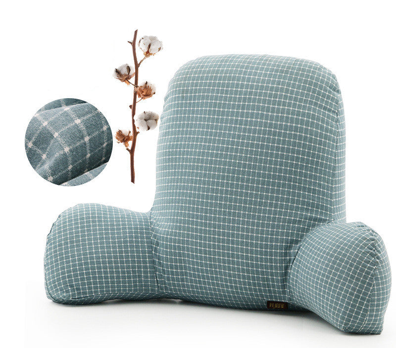 HKM-602963 Lumbar Support Pillow for Pregnancy and Office Use - Cotton Cushion for Backrest and Nap Comfort