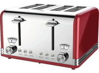 HKM-603027 4-Slice Automatic Pop-Up Toaster with Electroplated Design for Home Use