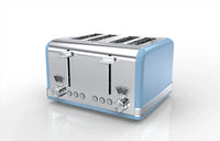 HKM-603027 4-Slice Automatic Pop-Up Toaster with Electroplated Design for Home Use