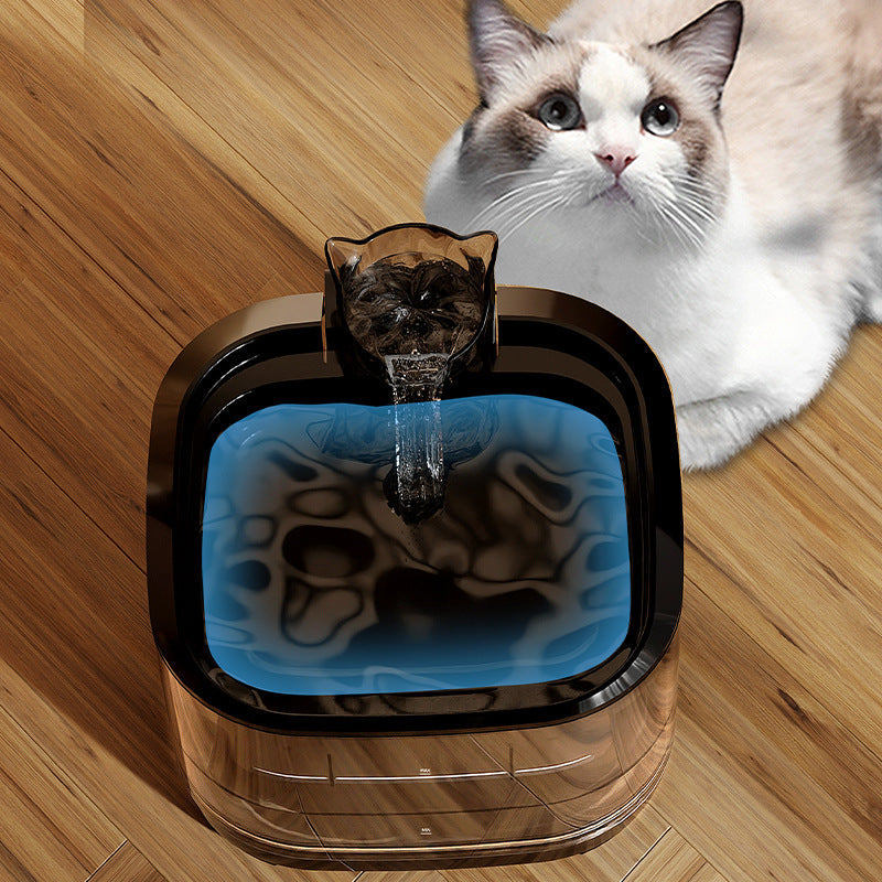 HKM-6030397 Automatic Circulating Filtration Pet Water Fountain - Large Capacity for Dogs and Cats