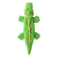 HKM-6031805 Durable Squeaky Crocodile Dog Toy for Aggressive Chewers - Stuffing-Free Plush Interactive Design