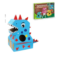 HKM-603283 DIY Wearable Cardboard Dinosaur Costume for Kids - Fun Educational Toy for All Ages