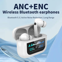 HKM-603283 YX30 True Wireless ANC Earbuds – Waterproof Sports Headset with Microphone for Phone and Running
