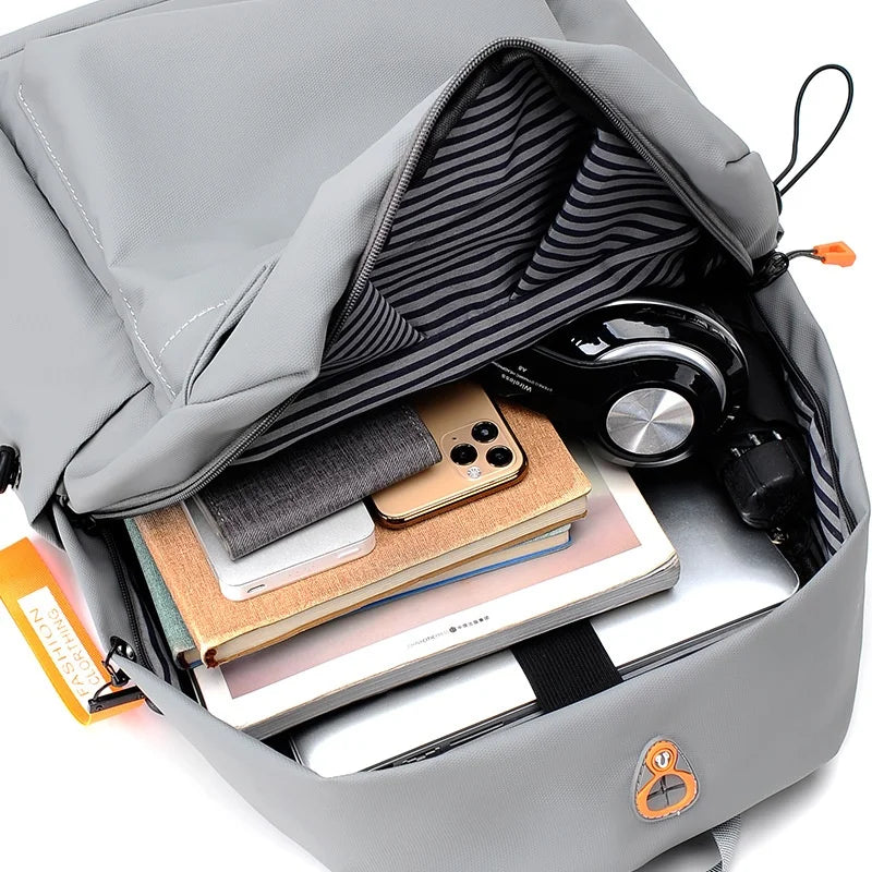 HKM-603347 Stylish Large Capacity Waterproof Laptop Backpack for Casual Business and College Use