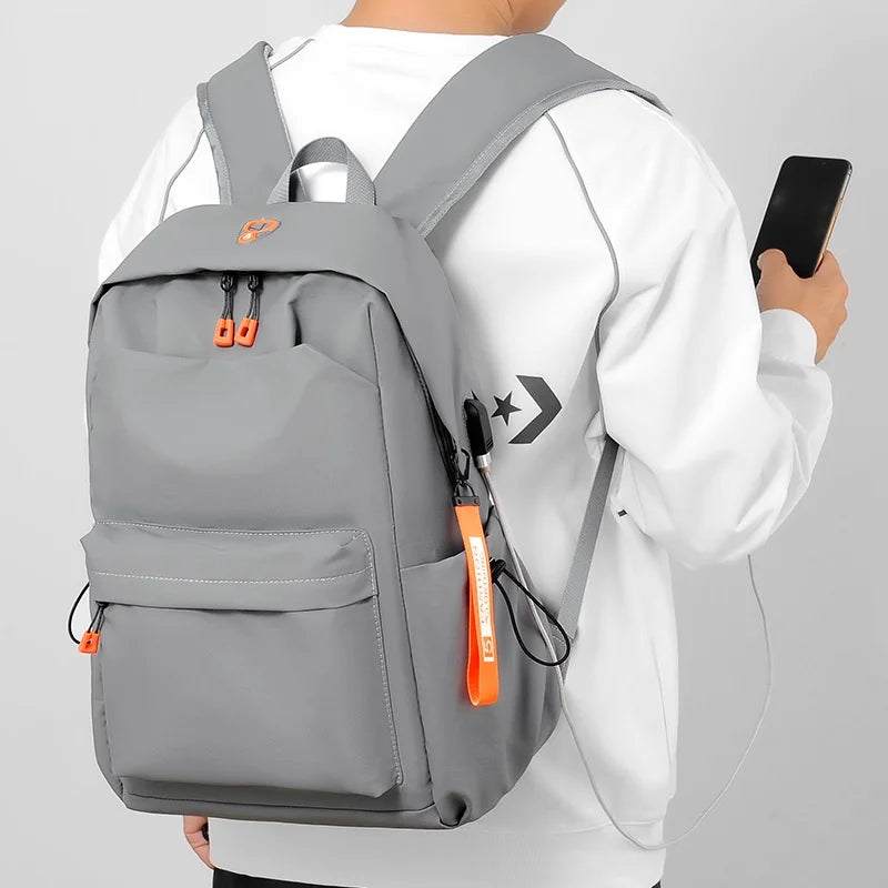 HKM-603347 Stylish Large Capacity Waterproof Laptop Backpack for Casual Business and College Use