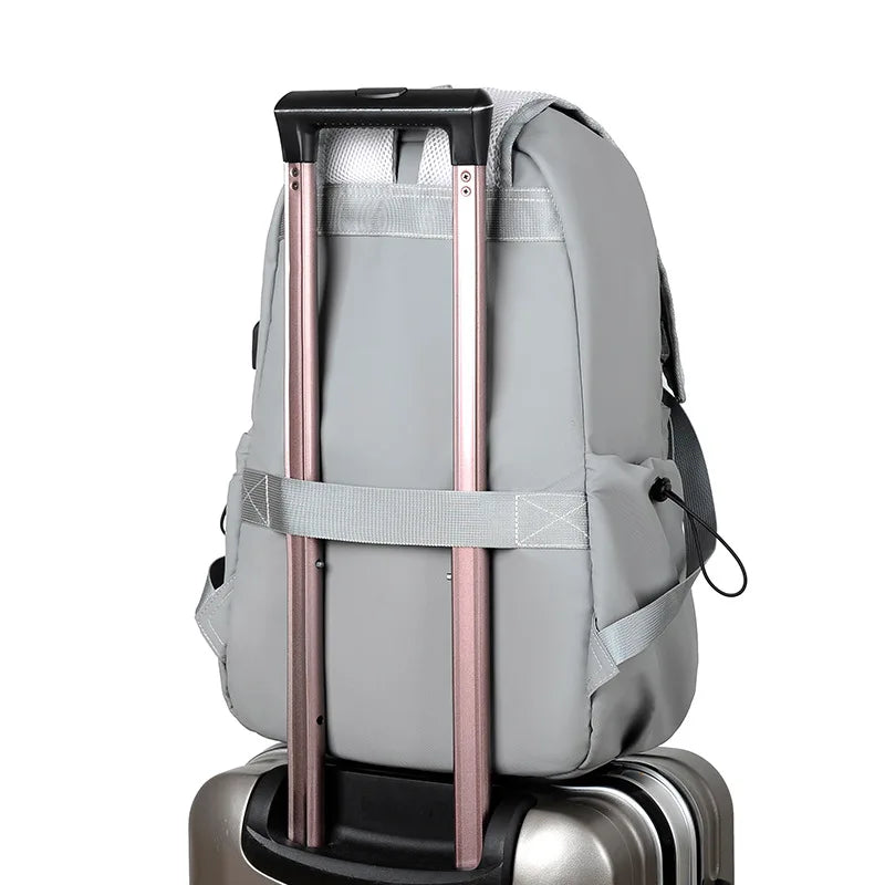 HKM-603347 Stylish Large Capacity Waterproof Laptop Backpack for Casual Business and College Use