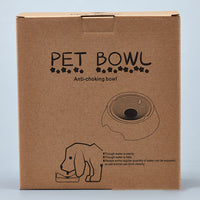 HKM-6036285 Beige Plastic Pet Drinking Bowl for Cats and Dogs - No Wet Mouth Design
