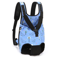 HKM-6036541 Foldable Canvas Pet Backpack with Mesh Design - Multi-Color Options Available