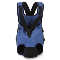 HKM-6036541 Foldable Canvas Pet Backpack with Mesh Design - Multi-Color Options Available