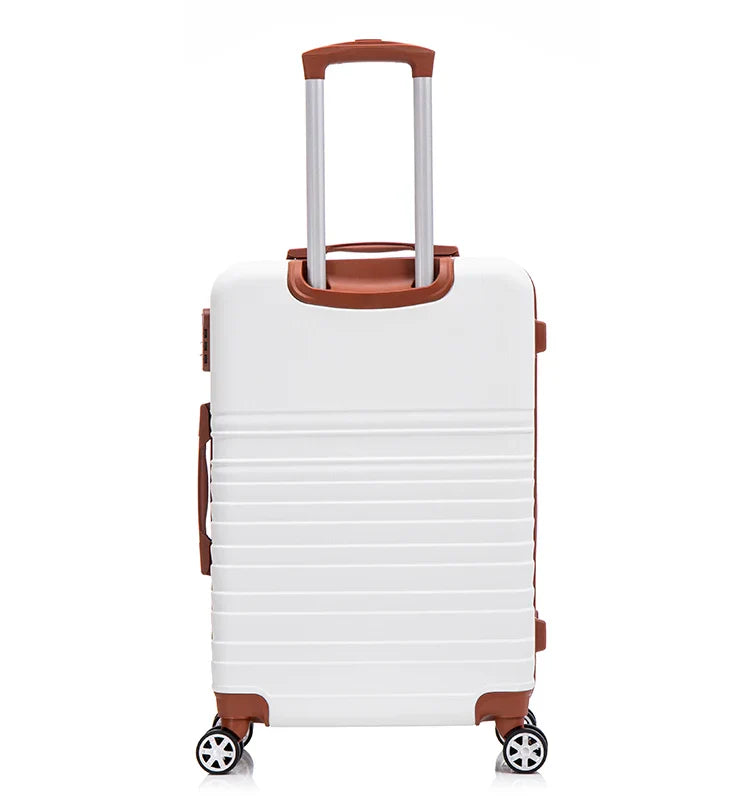 HKM-603667 Lightweight ABS 3-Piece Carry-On Luggage Set for Business Travel