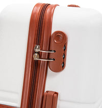 HKM-603667 Lightweight ABS 3-Piece Carry-On Luggage Set for Business Travel