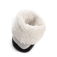 HKM-6036925 Waterproof Thickened Velvet Dog Boots - Non-Slip and Warm, Available in Dark Gray and Black