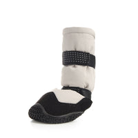 HKM-6036925 Waterproof Thickened Velvet Dog Boots - Non-Slip and Warm, Available in Dark Gray and Black