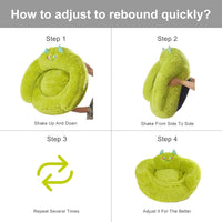 HKM-6037565 Cozy Plush High Bolster Donut Bed for Small Dogs and Cats - Anti-Slip Design, Perfect for Relaxation and Comfort