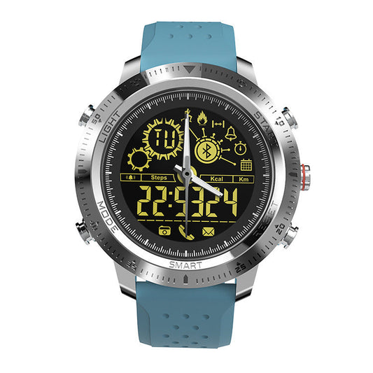 HKM-603795 Bluetooth Smart Electronic Watch with Metal Large Dial, 1.2-Inch Display, Waterproof, Step Counter, and Luminous Features