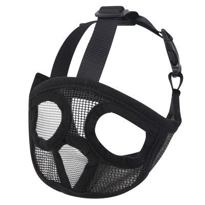 HKM-6039741 Breathable Dog Muzzle for Small Breeds - Adjustable and Comfortable for Barking Prevention and Safety