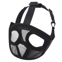 HKM-6039741 Breathable Dog Muzzle for Small Breeds - Adjustable and Comfortable for Barking Prevention and Safety
