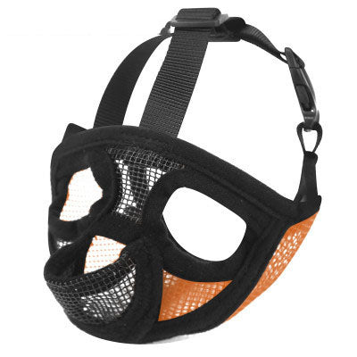 HKM-6039741 Breathable Dog Muzzle for Small Breeds - Adjustable and Comfortable for Barking Prevention and Safety