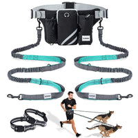 HKM-6039869 Waterproof Outdoor Pet Training Waist Bag with Adjustable Leash and Collar Set