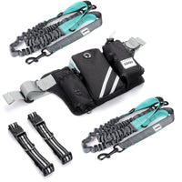 HKM-6039869 Waterproof Outdoor Pet Training Waist Bag with Adjustable Leash and Collar Set
