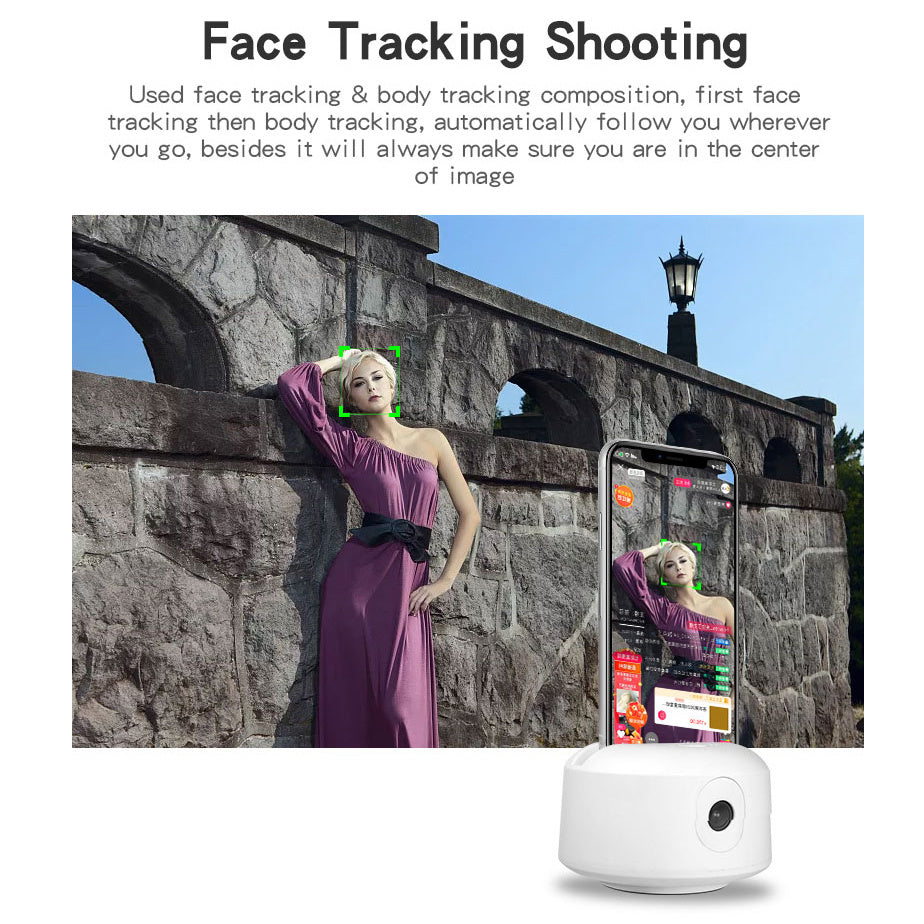 HKM-603987 Intelligent Pan Tilt Camera with 360° Horizontal Rotation and 37° Vertical Movement for Indoor Use