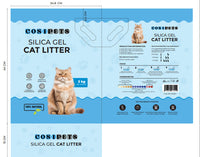 HKM-6040253 Premium Silicone Cat Litter with Indicator for Optimal Odor Control