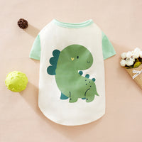 HKM-6040637 Casual Light Green Cartoon Pet Clothing for Small to Extra-Large Dogs