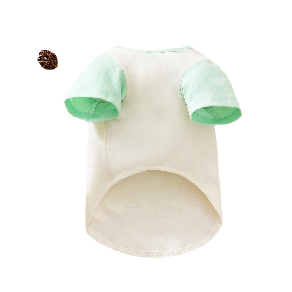 HKM-6040637 Casual Light Green Cartoon Pet Clothing for Small to Extra-Large Dogs