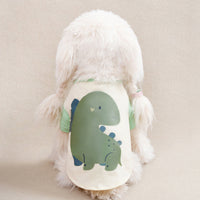 HKM-6040637 Casual Light Green Cartoon Pet Clothing for Small to Extra-Large Dogs