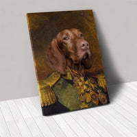HKM-6041917 Personalized Rectangle Canvas Pet Portrait for Modern Home Decor