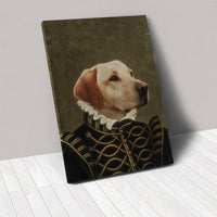 HKM-6041917 Personalized Rectangle Canvas Pet Portrait for Modern Home Decor