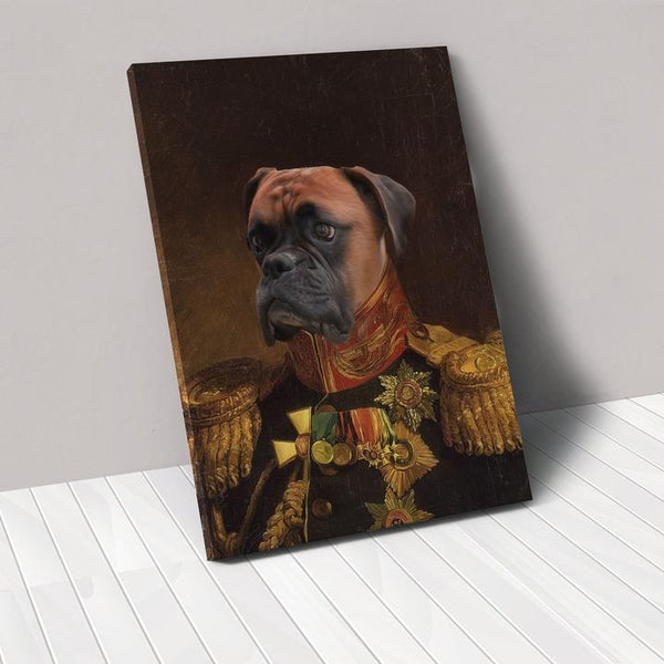 HKM-6041917 Personalized Rectangle Canvas Pet Portrait for Modern Home Decor