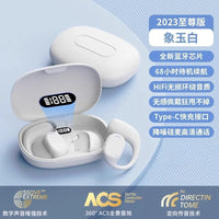 HKM-604435 Open-Air Wireless Earphones with BT5.4 and LED Digital Display for Sports and Gaming