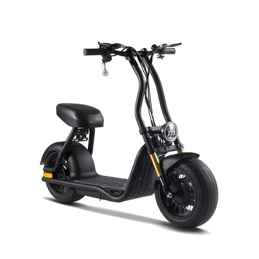 HKM-604627 Citycoco Electric Scooter with Lithium Battery, 1000W Motor, 40km/h Max Speed, 10-inch Tires, Black