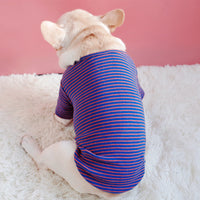 HKM-6046397 Cotton Stretch Padded Striped T-shirt for Everyday Comfort