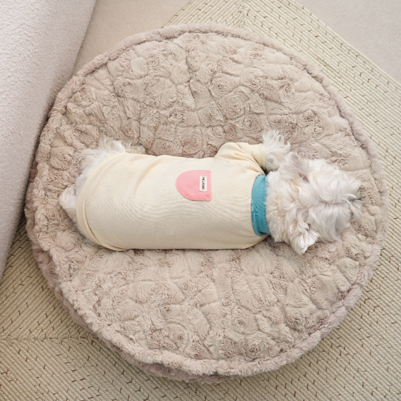 HKM-6047677 Deep Sleeping Dog Nest in Suede with PP Cotton Lining - Available in Small, Medium, and Large